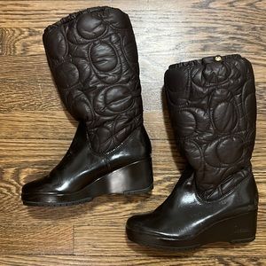 Coach winter boots